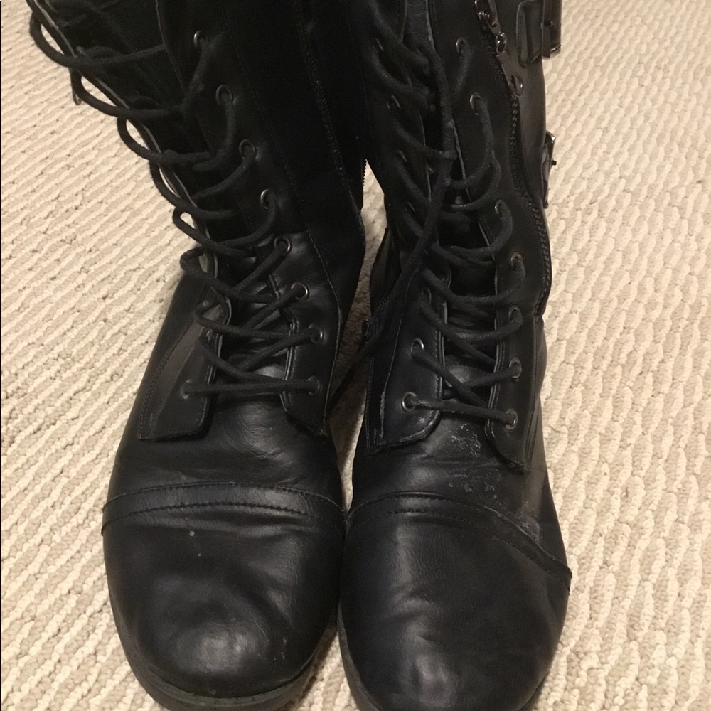 Black Combat Boots